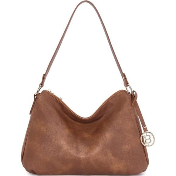 Handbags - Purses for Women Vegan Leather Shoulder Bag Designer Ladies Hobo